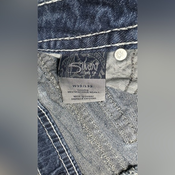 NWOT - Silver - Women’s Pioneer Flap Bootcut Jeans - Picture 3 of 10